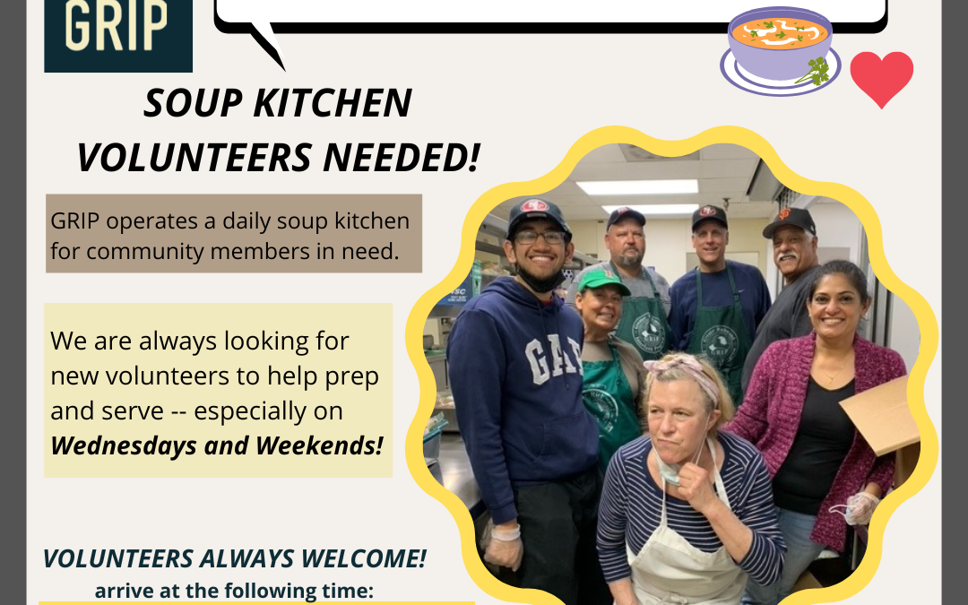 Volunteers Needed: SOUP Kitchen